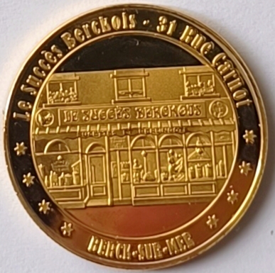 Nouvelle pièce souvenir métal or Le Succès Berckois 2026/2027 – Image 3
